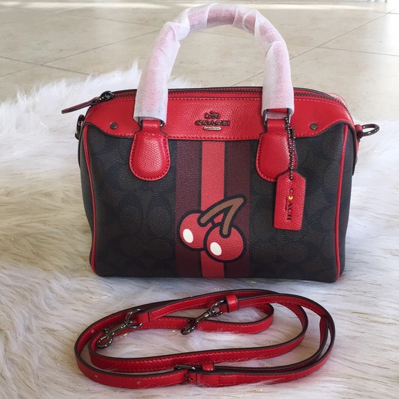 Bnwot Coach Cherry Mini Speedy Bag 